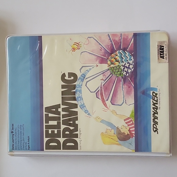 Delta Drawing Learning Program By Spinnaker 1983 Atari - Picture 3 of 12